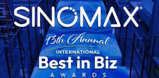 Sinomax USA Wins Silver in 13th Annual Best in Biz Awards International The Best in Biz Awards International has honored achievement, innovation and creativity among its winners for 13 years.