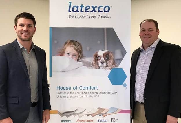 Andy Strickland and Brent Limer pictured by Latexco poster 