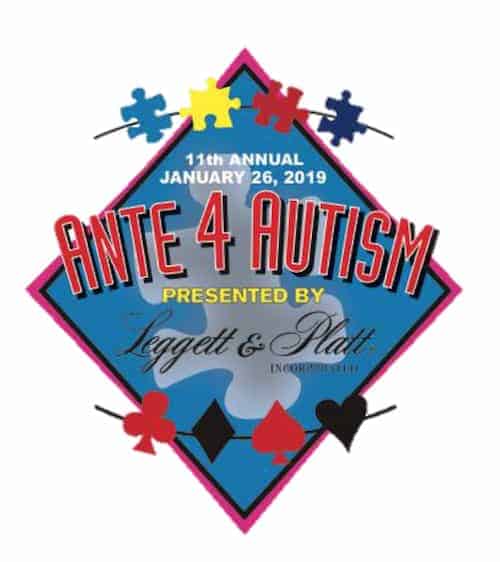 Ante4Autism 2019 poker tournament logo