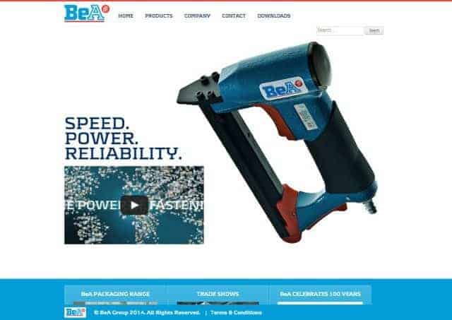 BeA Fasteners website