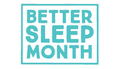 Better Sleep Month logo