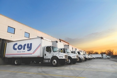 Cory truck and distribution center