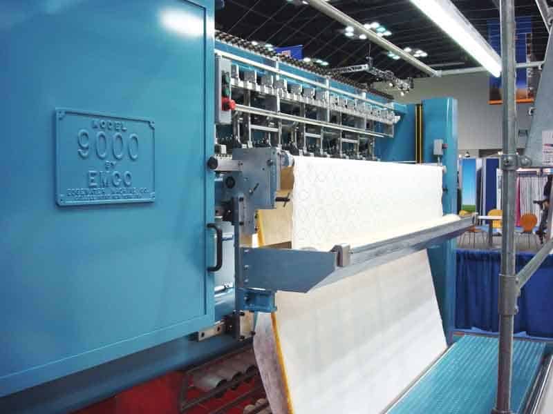 EMCO 9000 chain-stitch quilter for mattress manufacturing