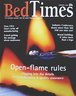 BedTimes magazine Flammability cover