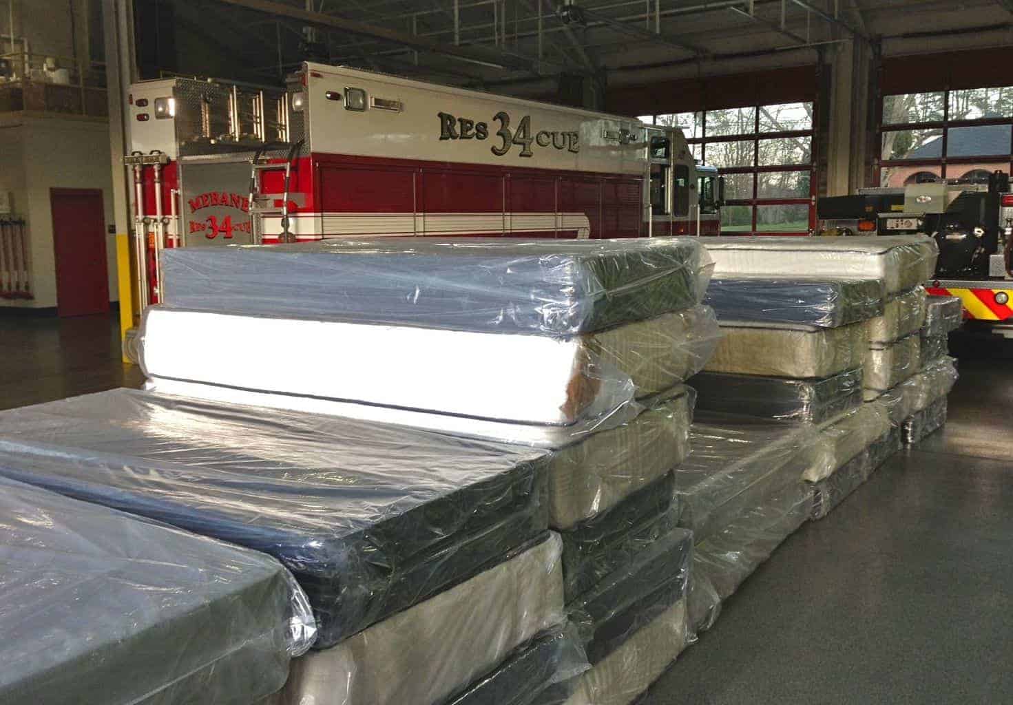 Comfort Solutions donates Flare beds to Mebane firefighters