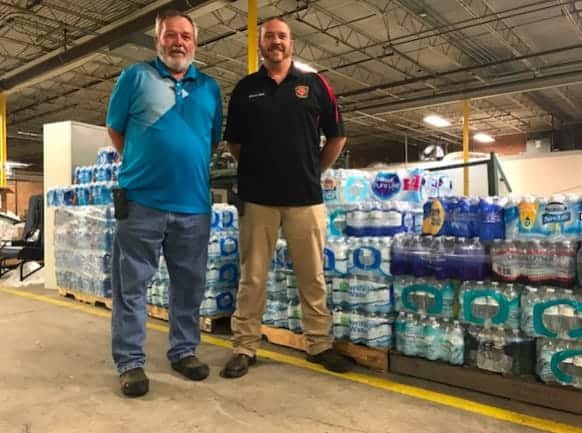 HSM employees with Harvey donations