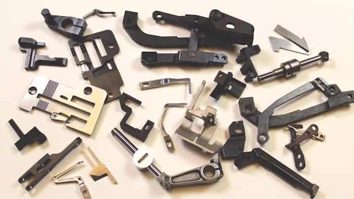 a collection of machine parts manufactured by Jumpsource