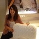 Kelly Ellis of Serta with new iComfort Freestyle pillow