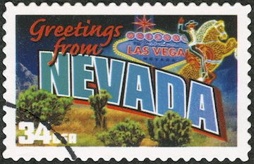 Las Vegas stamp