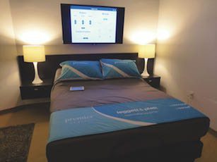 Leggett & Platt’s Premier adjustable bed in bedroom setting