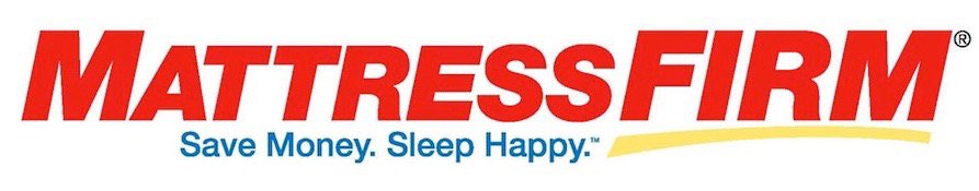 Mattress Firm logo Save Money Sleep Happy