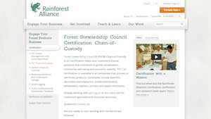 Rainforest-Alliance Forest Stewardship
