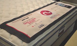 RetaiLive mattress footer by Wright Global Graphics
