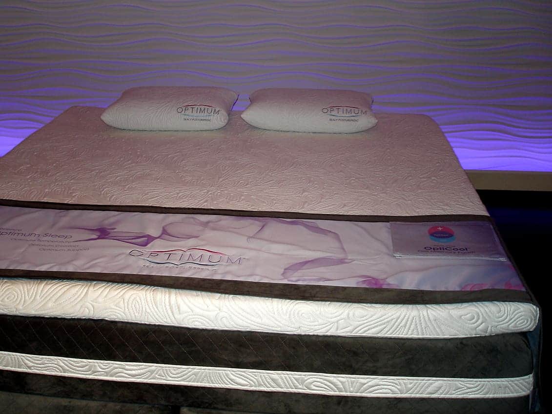 Sealy added a plush pillow-top model to its Optimum gel memory foam line.