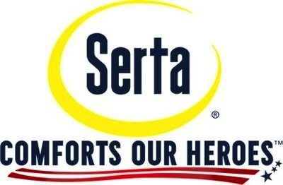 Serta comforts our heroes logo