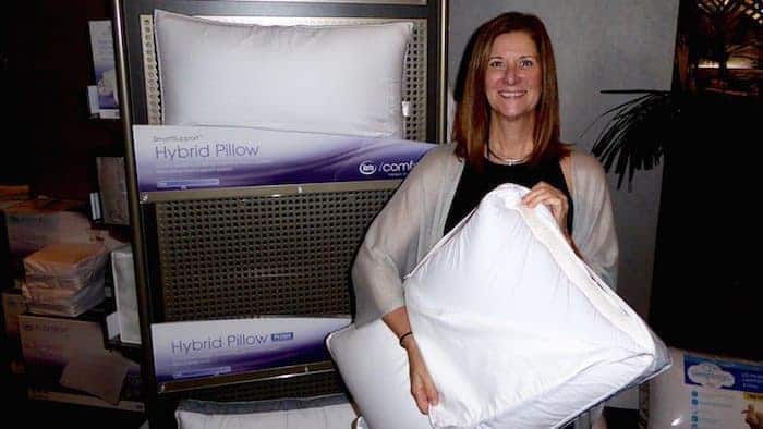 Serta iComfort Hybrid pillows have zip off cover