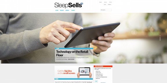 Simmons-SleepSells.com-homepage screenshot