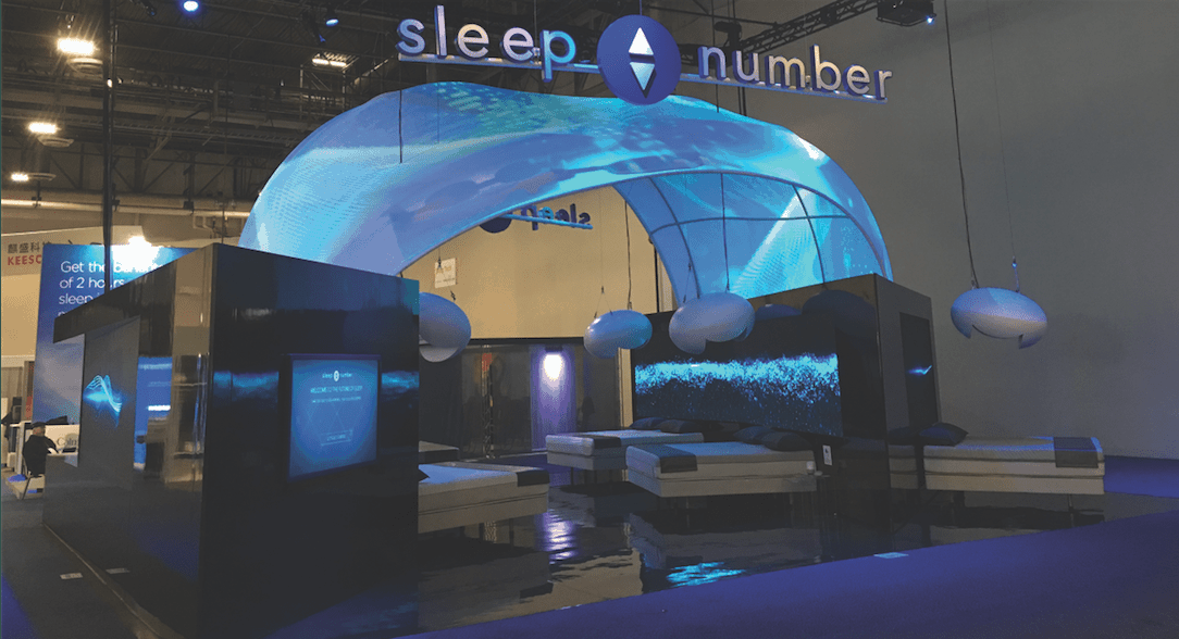 Sleep Number spotlights smart bed at CES 2018