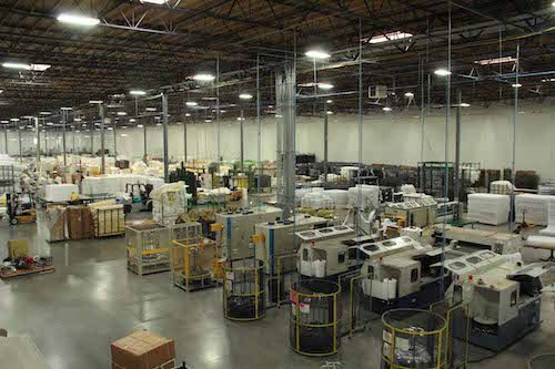 mattress manufacturing plant interior