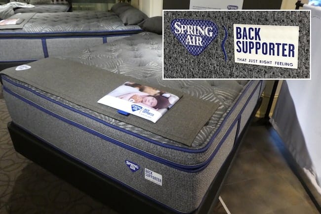 Spring Air Back Supporter and new label