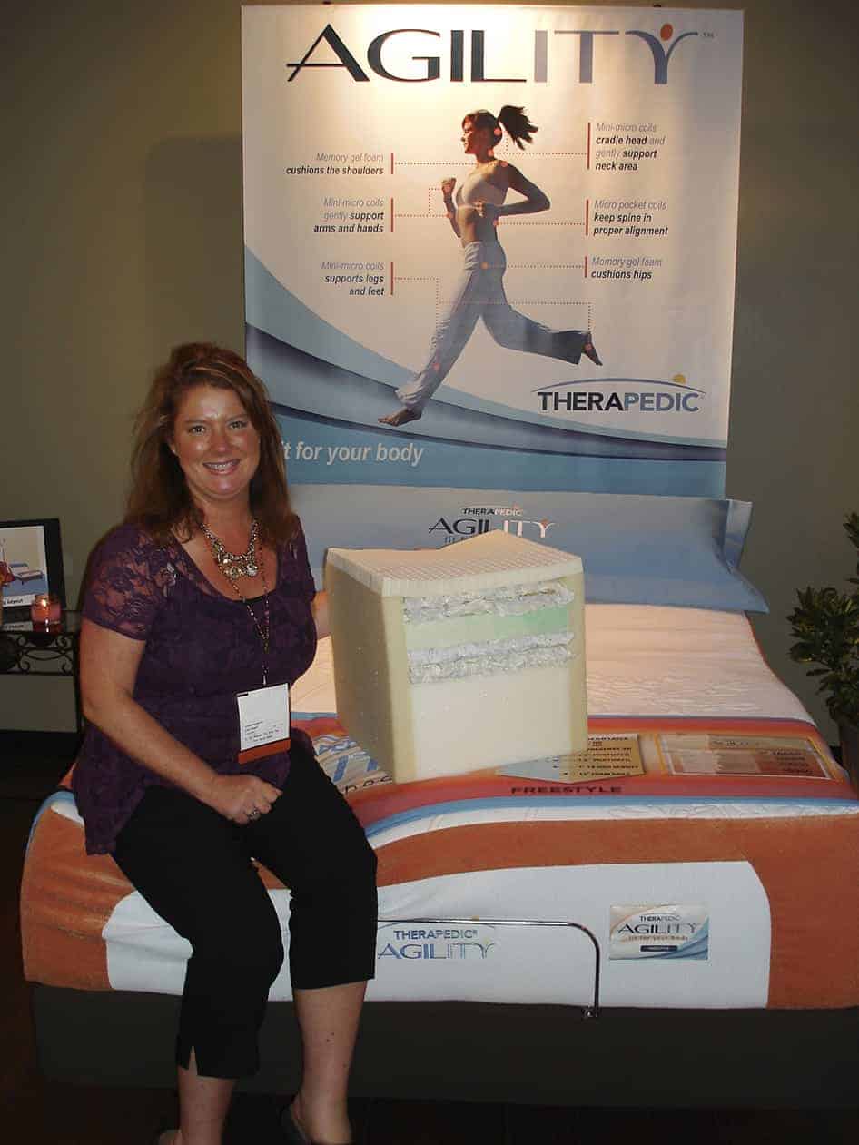 Laurie Simpson Therapedic Northwest and Agility bed 