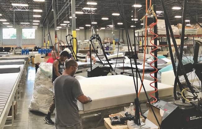 Denver-based Old West Mattress Co., Therapedic’s Colorado licensee, moved to this new 85,000-square-foot facility in late 2017.