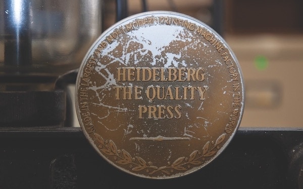 Wright Heidelburg press seal