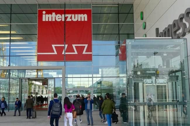 entrance to trade fair Interzum Cologne