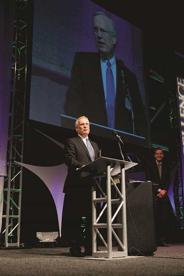 Karl Glassman receives ISPA Russell A Abolt award 